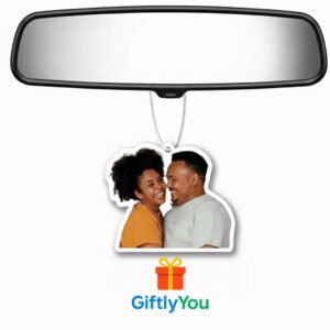 Personalizowany odświeżacz powietrza ze zdjęciem – wycięta twarz